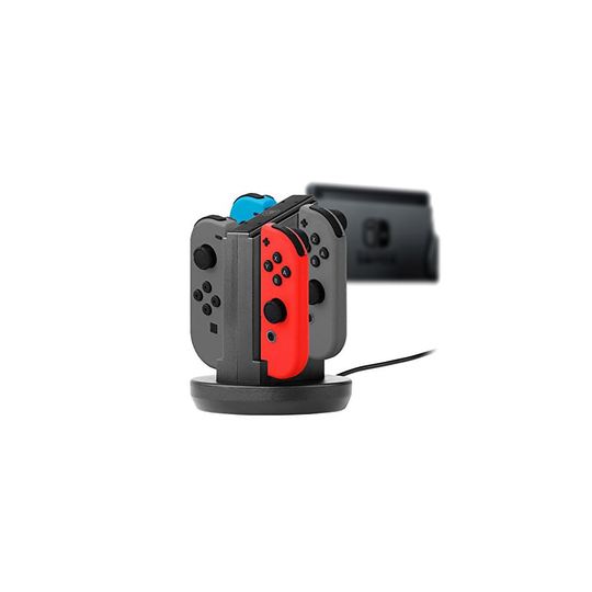 Snakebyte NSW Joycon's Four Charger-Charging Station for Use with Nintendo Switch (New)