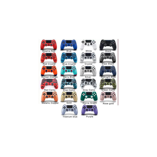 (TITANIUM BLUE) For Sony PS4 Controller Bluetooth-compatible Vibration Gamepad For PlayStation 4 Detroit Wireless Joystick For PS4 Games Console
