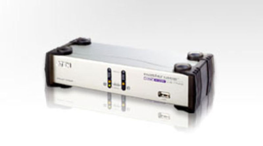 Aten 2 Port Usb Dual View Kvmp Switch + Audio (4xcables Inc)