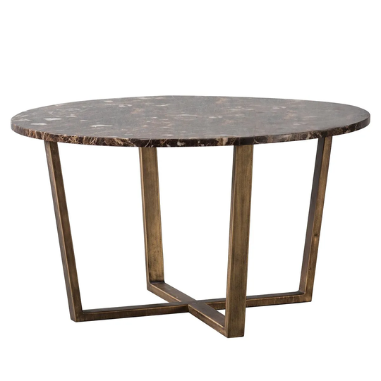 Crossland Grove Brentwood Round Coffee Table Marble 80 X 80 X 45Cm