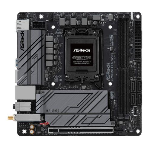 Asrock Z790M-ITX WIFI Intel Z790 1700 Mini ITX 2 DDR5 HDMI DP eDP Wi-Fi 6E 2.5G & GB LAN PCIe5 2x M.2