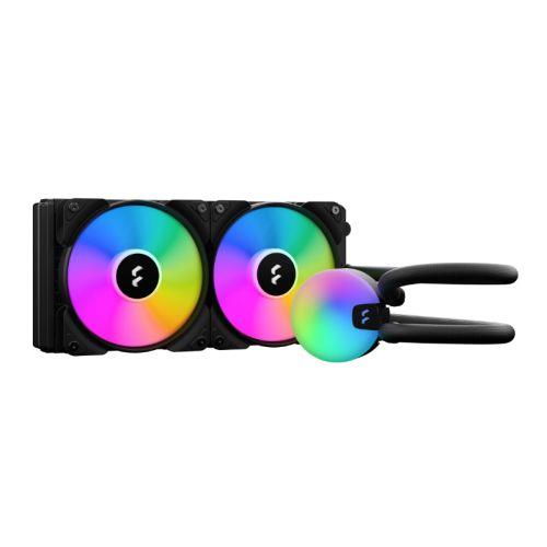 Fractal Design Lumen S24 V2 240mm ARGB Liquid CPU Cooler ARGB Pump 2x Aspect 12 RGB PWM Fans
