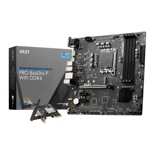 Msi Pro B660M-P Wifi DDR4 mATX Motherboard