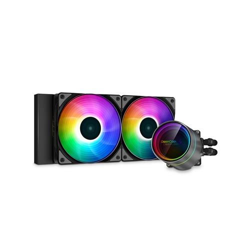 DeepCool CASTLE 240EX A-RGB Processor All-in-one liquid cooler 12 cm Black 1 pc(s)