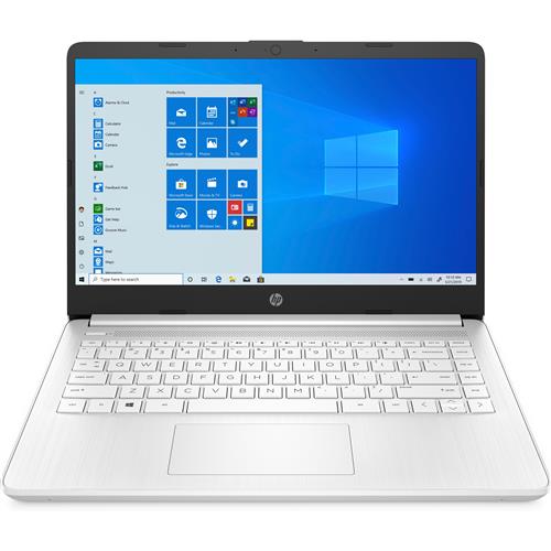 HP 14s-fq0015na 3020E Notebook 35.6 cm (14") Full HD AMD Athlon 4 GB DDR4-SDRAM 128 GB SSD Wi-Fi 5 (802.11ac) Windows 10 Home S White