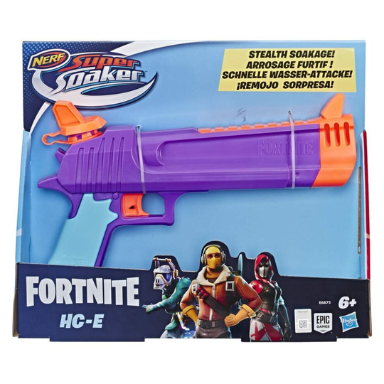 Nerf Super Soaker Fortnite HC-E Water Blaster Ages 6 Years+