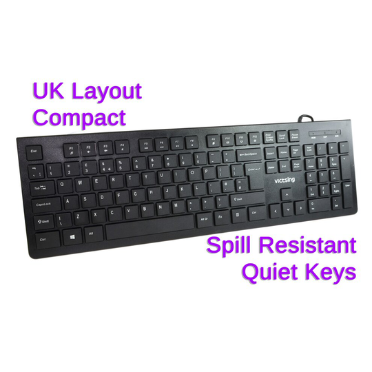 Victsing Wired Keyboard PC 206A