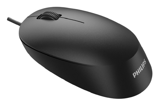 Philips SPK7207 Wired Mouse - Black