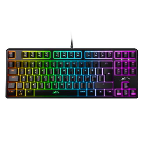 Xtrfy K4 RGB keyboard USB QWERTY UK English Black