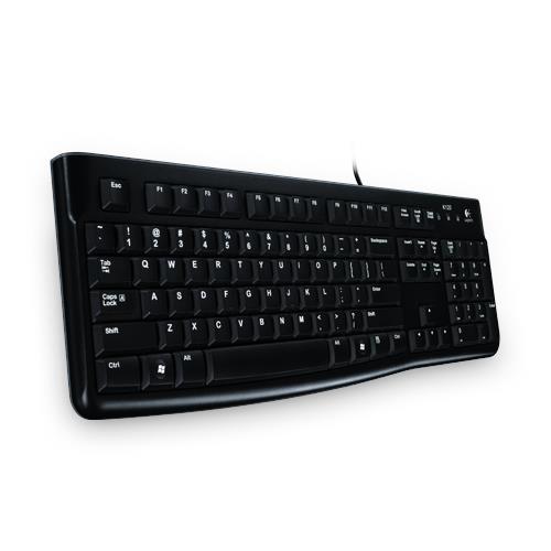 Logitech K120 Corded keyboard USB QWERTZ Slovakian Black