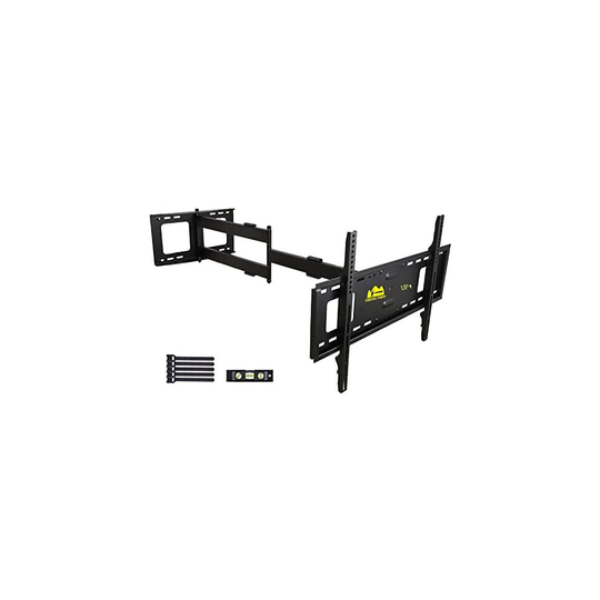 FORGING MOUNT-Extra Long Reach 1060mm TV Wall Bracket Mount Swivel Tilt Full Motion Articulating Arm TV Bracket for 37-80 Inch Flat/Curve TVs,50k
