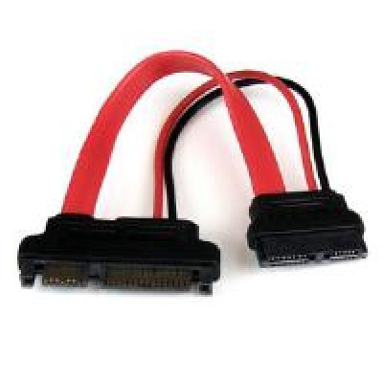 Startech (6 Inch) Slimline Sata To Sata Adapter With Power - F/m
