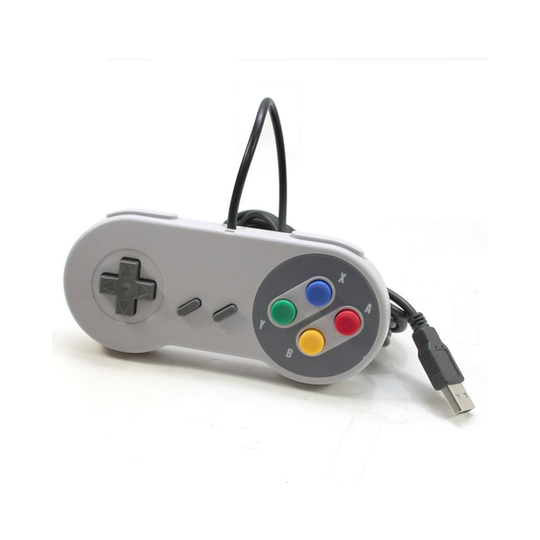 USB Retro Super Nintendo SNES Controller Jopypads for Win PC/MAC Gamepad