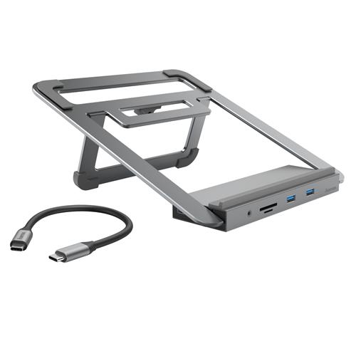 Hama 00200106 notebook dock/port replicator Wired USB 3.2 Gen 1 (3.1 Gen 1) Type-C Anthracite Grey