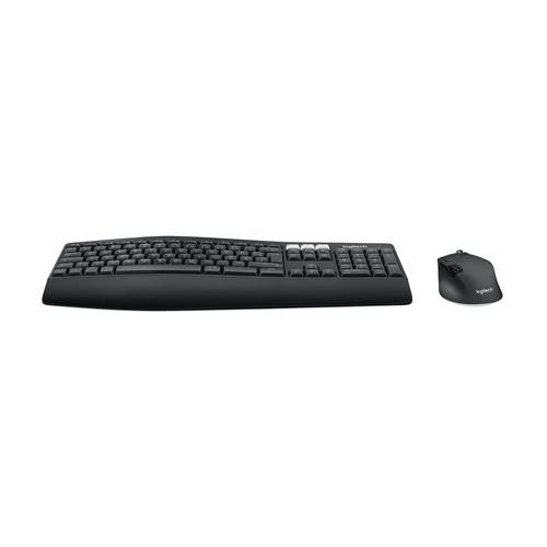 Logitech MK850 Performance keyboard Mouse included RF Wireless + Bluetooth QWERTZ German Black