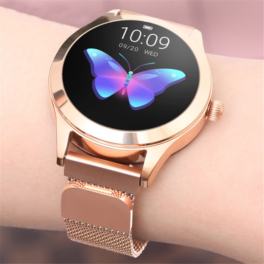 Smart Watch Lady IP68 Fitness Tracker Heart Rate Monitor For Apple iPhone