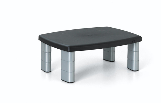 3M Black/Silver Adjustable Monitor Support Stand