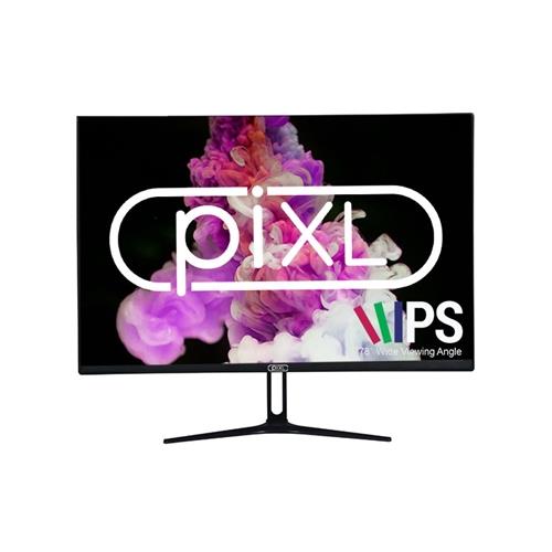 piXL PX24IVH 24 Inch Frameless Monitor Widescreen IPS LCD Panel 5ms Response Time 75Hz Refresh Rate Full HD 1920 x 1200 16:10 Aspect Ratio VGA / HDMI 16.7 Million Colour Support Black Finish