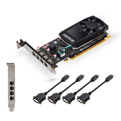 PNY VCQP1000DVIV2-PB graphics card NVIDIA Quadro P1000 V2 4 GB GDDR5