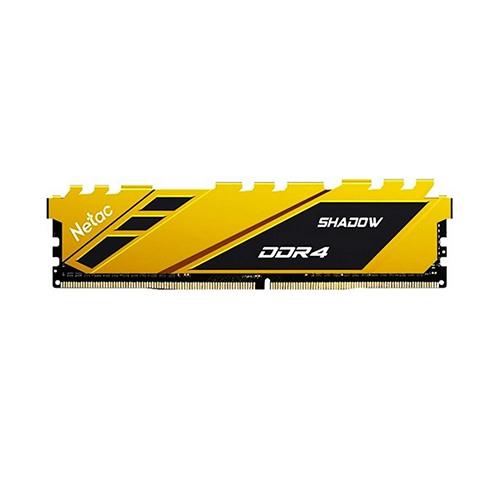 Netac Shadow Yellow 16GB DDR4 3200MHz (PC4-25600) CL16 DIMM Memory