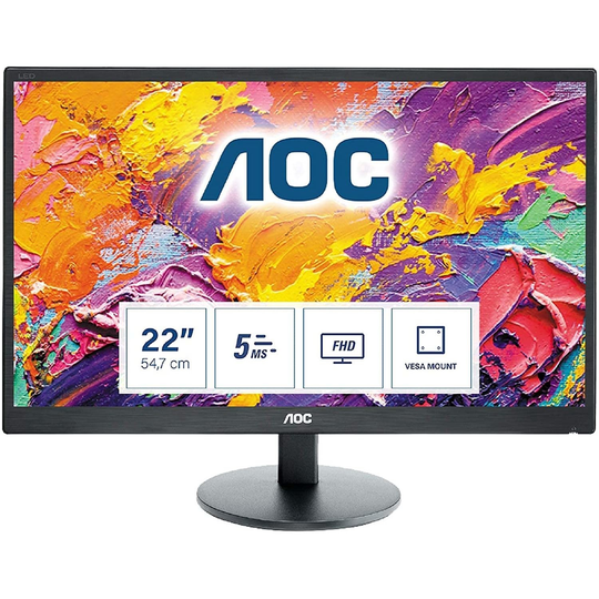AOC E2270SWDN 21.5" Monitor Full HD