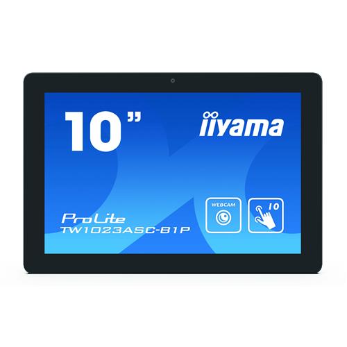 iiyama ProLite TW1023ASC-B1P computer monitor 25.6 cm (10.1") 1280 x 800 pixels WXGA LED Touchscreen Multi-user Black