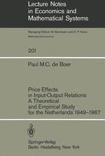 Price Effects in Input-Output Relations: A Theoretical and Empirical Study for the Netherlands 1949-