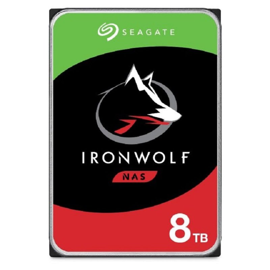 Seagate IronWolf 8TB NAS Hard Drive 3.5" 7200RPM 256MB Cache - ST8000VN004