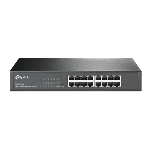 TP-LINK TL-SG1016DE network switch Managed L2 Gigabit Ethernet (10/100/1000) Black