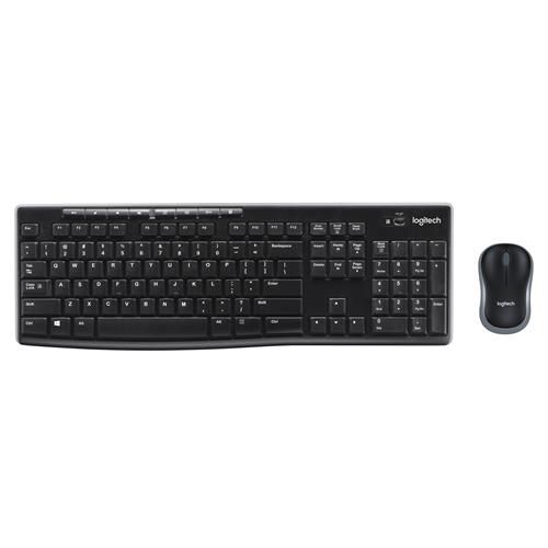 Logitech Wireless Combo MK270 keyboard Mouse included RF Wireless QWERTY Nordic Black