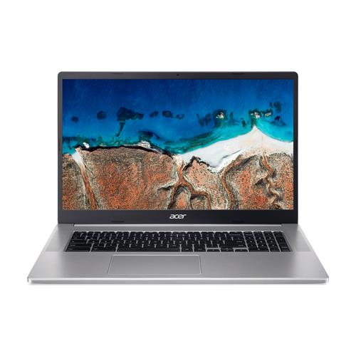Acer Chromebook (Intel Pentium N6000 4GB 128GB eMMC 17.3 inch Full HD Display Google Chrome OS Silver)