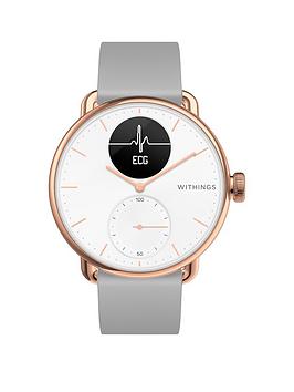 Withings Hybrid Smartwatch With Ecg, Heart Rate & Oximeter Rose Gold