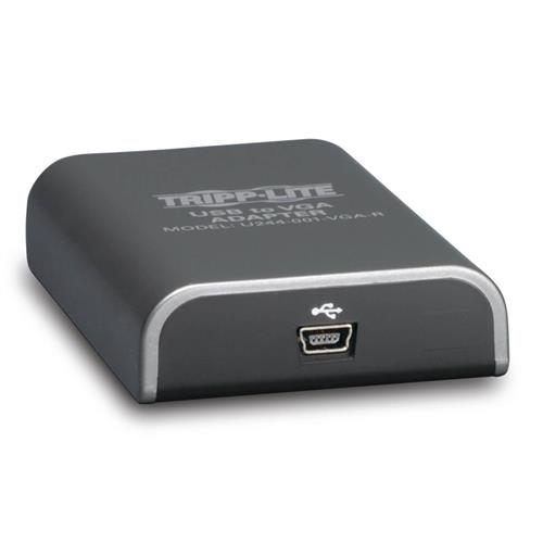 Tripp Lite U244-001-VGA-R USB 2.0 to VGA Dual-Monitor Adapter 128 MB SDRAM 1920 x 1080 (1080p) @ 60 Hz