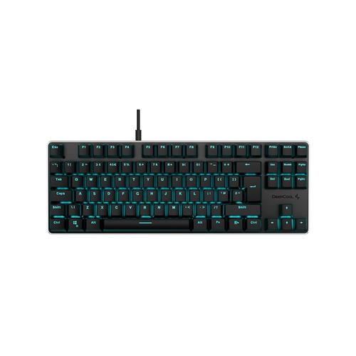 DeepCool KB500-UK Mechanical Gaming Keyboard with Outemu Red Mechanical Switches Clean & Compact Aluminum Frame Featuring a Borderless Design Per-Key RGB Illuminations Double-Shot ABS Keycaps Ten-Key-Less (TKL) Design
