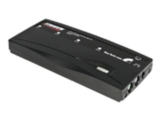 StarTech.com 4 Port Black PS/2 KVM Switch Kit with Cables - 4 Port PS2 KVM Switch - KVM Switch with Cables - VGA KVM Switch