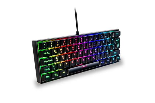 Surefire Kingpin M1 60% Mechanical RGB Gaming Keyboard Qwerty Us English Black