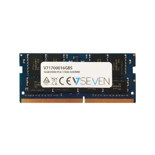 V7 16GB DDR4 PC4-17000 - 2133Mhz SO DIMM Notebook Memory Module - V71700016GBS