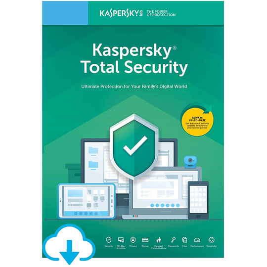 Kaspersky Total Security 2022 (5 Devices, 1 Year)