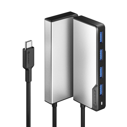 Alogic Usb-C Fusion Swift 4-in-1 Hub - Space Grey