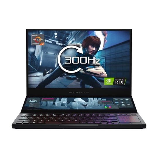 Exdisplay Asus Rog Zephyrus Duo 15 Se Ryzen 9 32GB 2TB Ssd Rtx 3080 15.6" Fhd Win10 Home Gaming Laptop