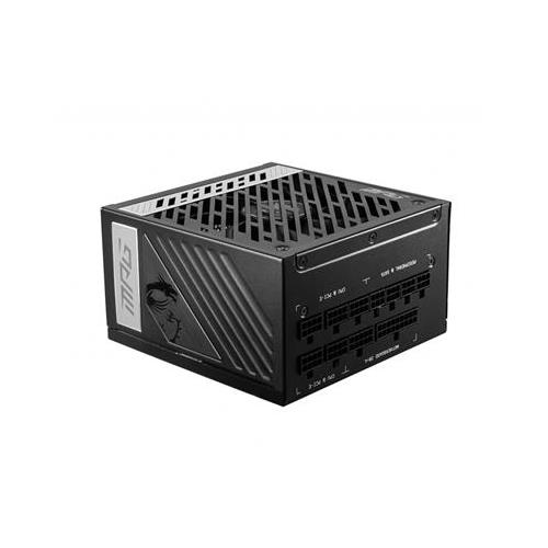 MSI MPG A1000G UK PSU '1000W 80 Plus Gold certified Fully Modular 100% Japanese Capacitor Flat Cables ATX Power Supply Unit UK Powercord Black Support Latest GPU'