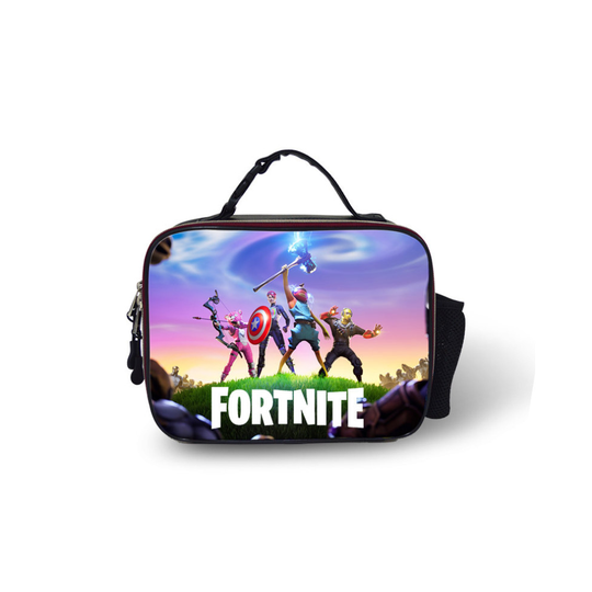 (Style 09) Fortnite 9 Lunch Box Bag Outdoor leather Lunch Bag
