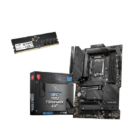 Msi Mag Z690 Tomahawk Wifi Atx Motherboard + Adata Premier 16GB DDR5 Memory Bundle