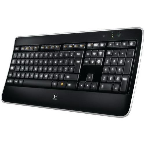 Logitech Wireless Illuminated K800 keyboard RF Wireless QWERTY English Black