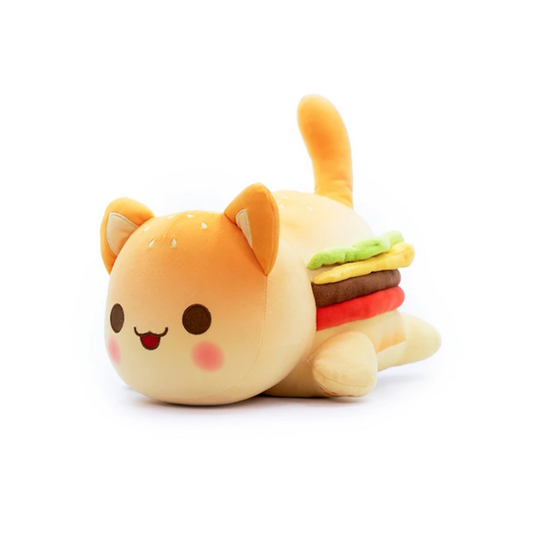 (Hamburger Cat) 10'' aphmau Cat Plush Toy Stuffed Dolls Kids Toys