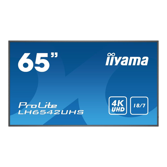 iiyama ProLite LH6542UHS-B3 65 4K Ultra HD Large Format Display