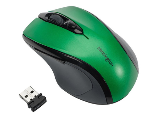 Kensington Pro Fit Mid Size Wireless Emerald Green Mouse