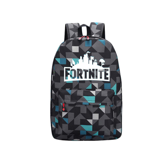 (Lingge Blue) FORTNITE Backpack Versatile Shoulder Bag Luminous School Travel Children Gift