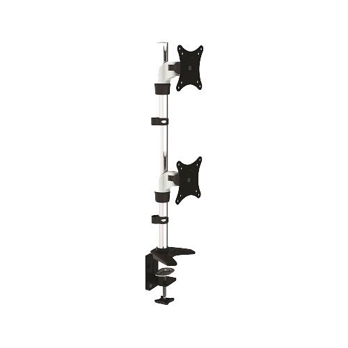 Amer HYDRA2V monitor mount / stand 68.6 cm (27") Clamp Black Chrome White