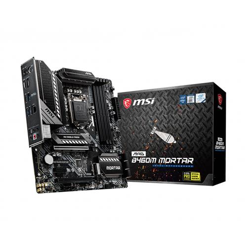 MSI MAG B460M MORTAR motherboard Intel B460 LGA 1200 micro ATX